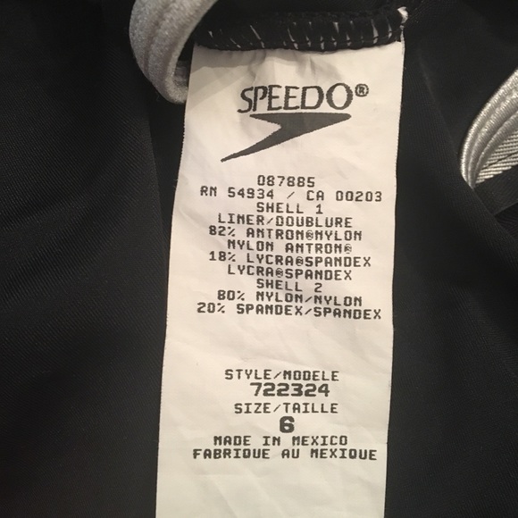 Speedo Black Front Zip Vintage Onepiece - Picture 5 of 7